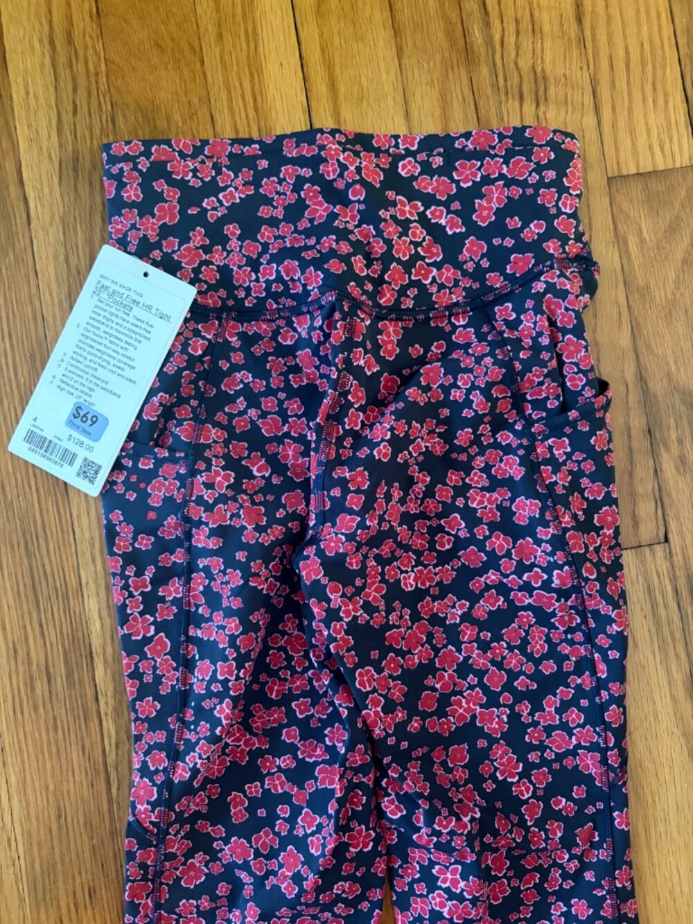 NWT Lululemon Fast and Free High-Rise Tight 25" Pockets size 4 - Picture 2 of 5